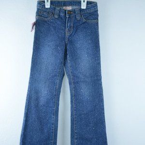Disney Store Exclusive Vintage Girls Jeans Glitter Size 6 Stretch Adjustable